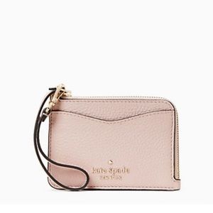 Kate Spade Leila Small Card Holder Wristlet
Rose Smoke